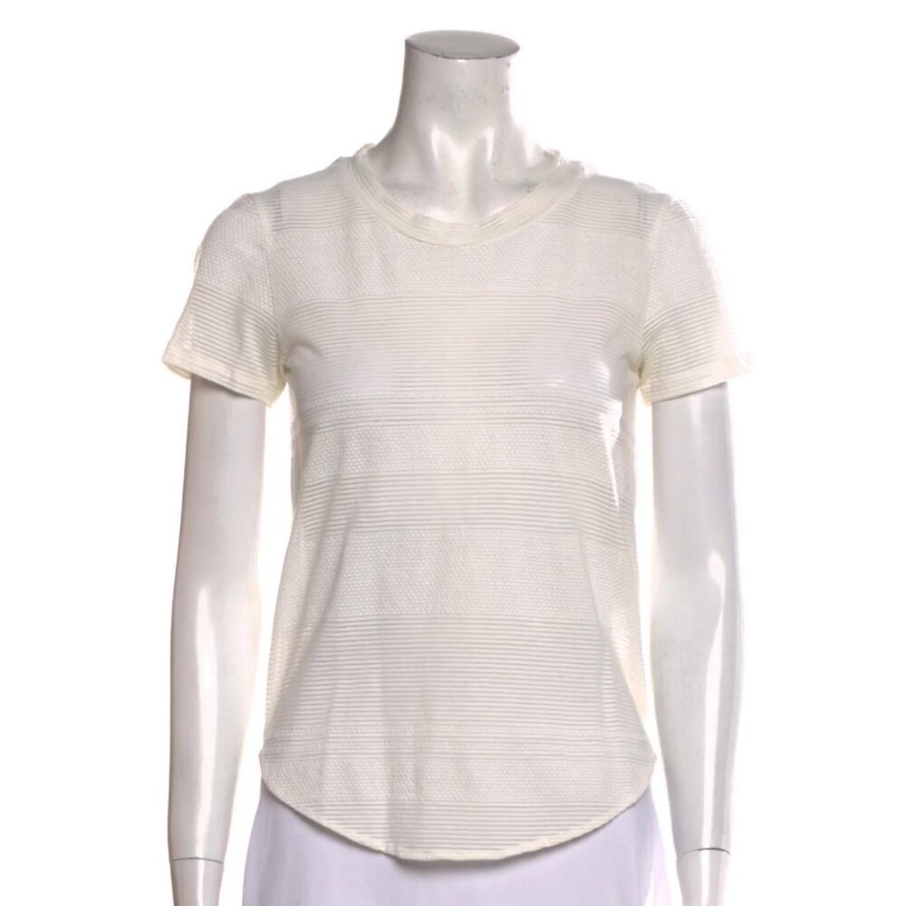 3.1 Phillip Lim Semi-sheer Short Sleeve Tee XS